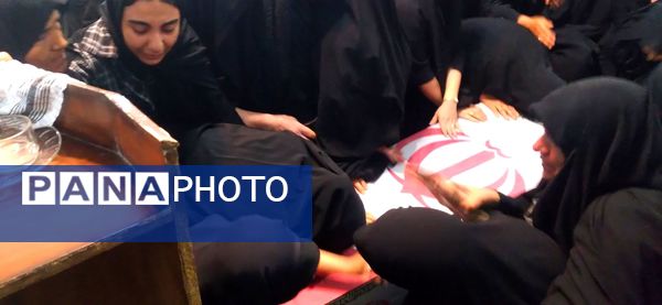 وداع با پیکر جانباز شهید حاج منوچهر بخشنده