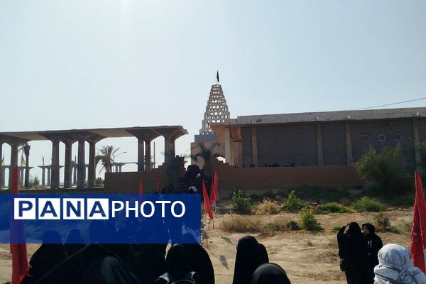 ورود کاروان راهیان نور دختران پیشوا به سرزمین حماسه