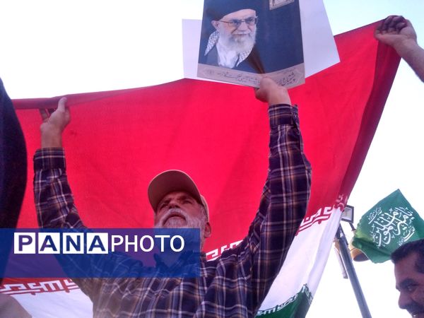 تجمع سراسری در حمایت از نیروهای مسلح و عملیات بشارت فتح در امیرچخماق