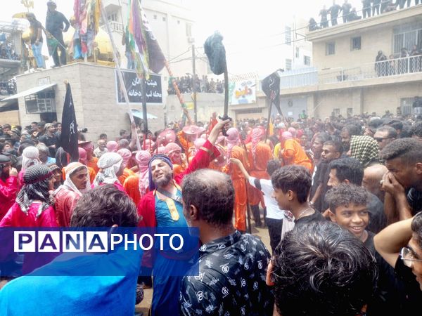 مراسم عزاداری روز عاشورا در میناب