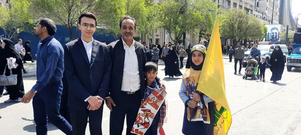 راهپیمایی روز قدس با حضور مسئولان اداره‌کل آموزش‌وپرورش استان خراسان رضوی