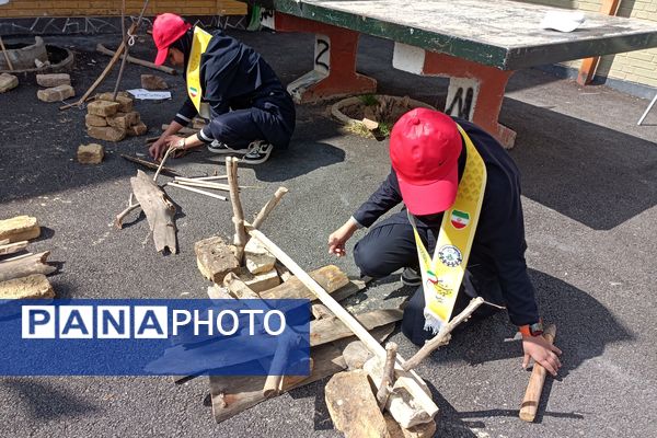 مانور مهارت‌های تشکیلاتی پیشتازان هم‌دل، همفکر و همکار در شیراز