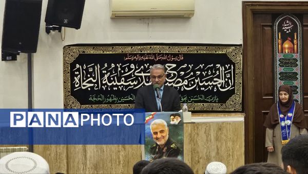 بدرقه معنوی ۷۰ پیشتاز گلستان به حج عمره در بیت‌الزهرا آیت‌الله نورمفیدی