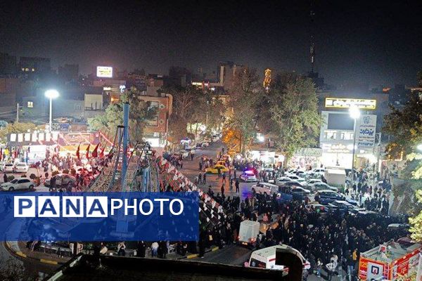 تشییع نمادین حضرت زهرا(س) با اشک و ارادت