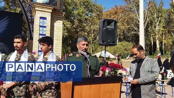 آیین افتتاحیه یادمان شهید دانش آموز اردوگاه باغرود نیشابور