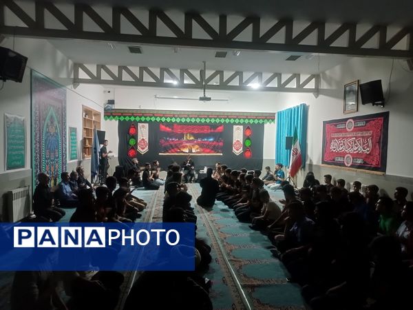 عزاداری دهه اول صفر در دبیرستان شهید بهشتی نیشابور 