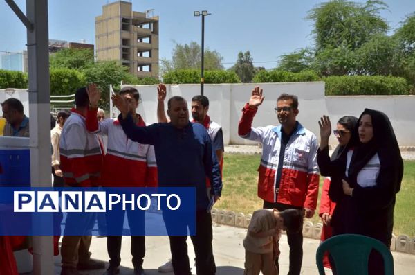 برگزاری نماز جمعه شهرستان گچساران به مناسبت هفته هلال احمر