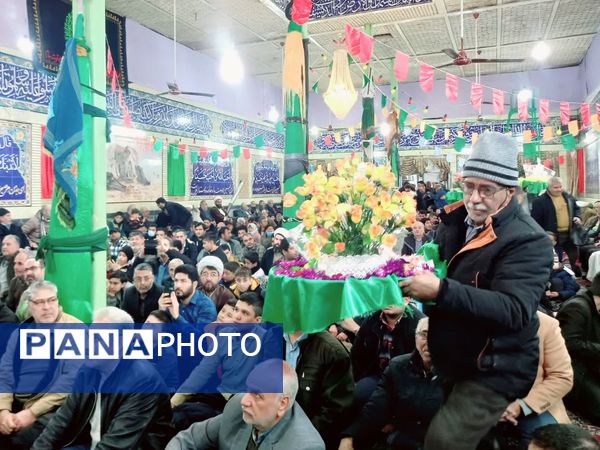حضور مردم شیعه و سنی تربت‌ جام در جشن ولادت امام حسین (ع)