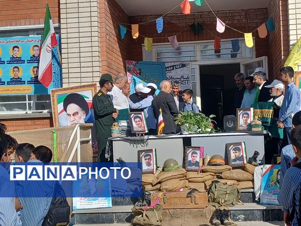 یادواره شهدا دانش آموز در دبیرستان نمونه مرحوم طاووسی شهرستان خلیل آباد 