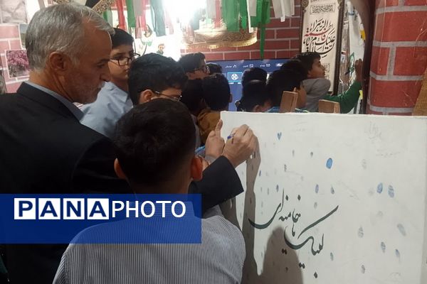 تجدید پیمان فرهنگیان ورامینی با آرمان‌های شهدا در هفته بسیج