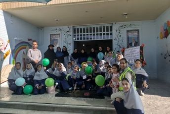 اجرای طرح «هر مدرسه یک نهالستان» در دبستان برادران نیر