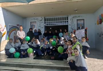 اجرای طرح «هر مدرسه یک نهالستان» در دبستان برادران نیر