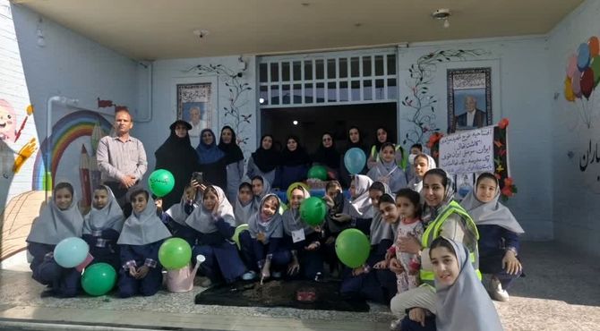 اجرای طرح «هر مدرسه یک نهالستان» در دبستان برادران نیر