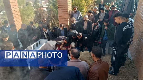 تشییع مادر شهید روستای یاسه چای با حضور گسترده مردم