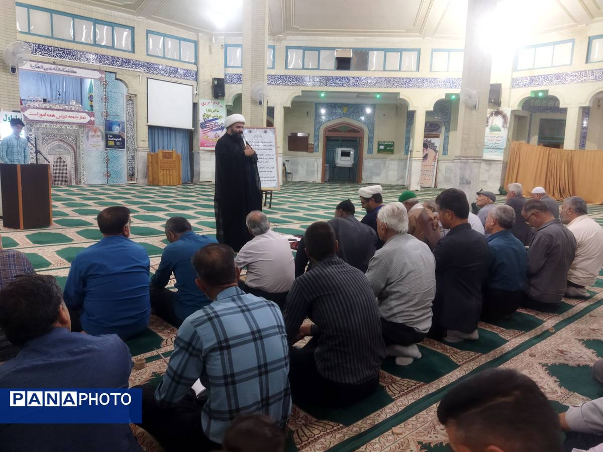 حضور نماینده مردم ترشیز در مجلس شورای اسلامی در مسجد جامع بردسکن