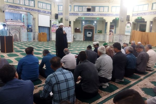 حضور نماینده مردم ترشیز در مجلس شورای اسلامی در مسجد جامع بردسکن