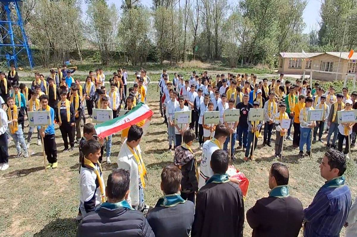 حضور430نفردانشآموزو310نفرمربی درفازدوم اردوی طرح تمشک وآموزش طرح مربیان کاردان