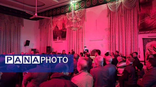 عزاداری شب شهادت حضرت فاطمه س در خلیل آباد