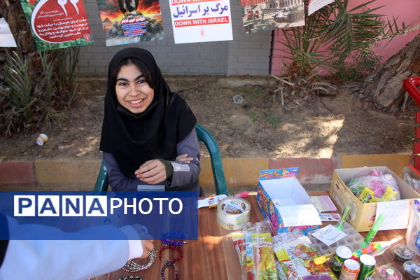 جشن دهه فجر انقلاب اسلامی در دبیرستان رضوان شهرستان بوشهر