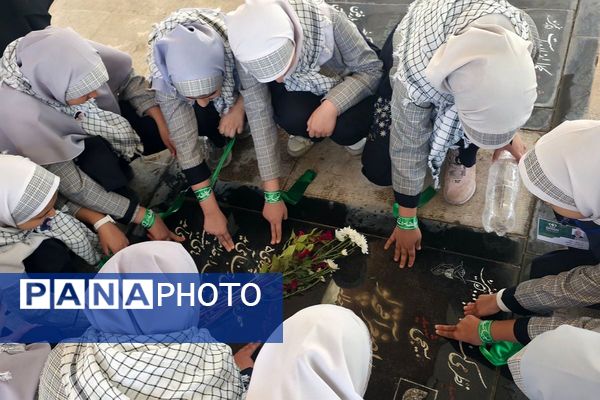 هفته بسیج و غبار روبی مزار شهدای  امامزاده عمادالدین (ع) در شهرستان رباط‌کریم