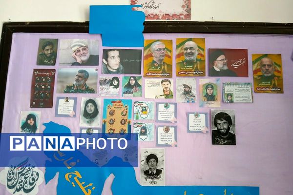 آذین‌بندی مدارس ملارد به رنگ ایثار و حماسه