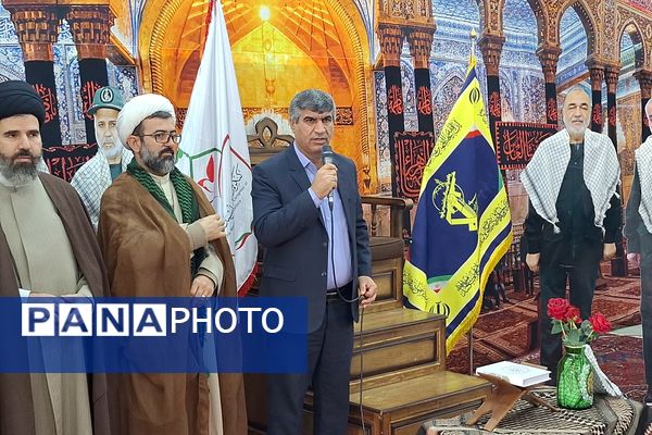 بدرقه کاروان راهیان نور دانش‌آموزی شهرستان پردیس