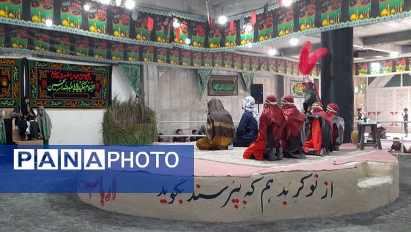 مراسم تعزیه‌خوانی، در روستای مارکده‌