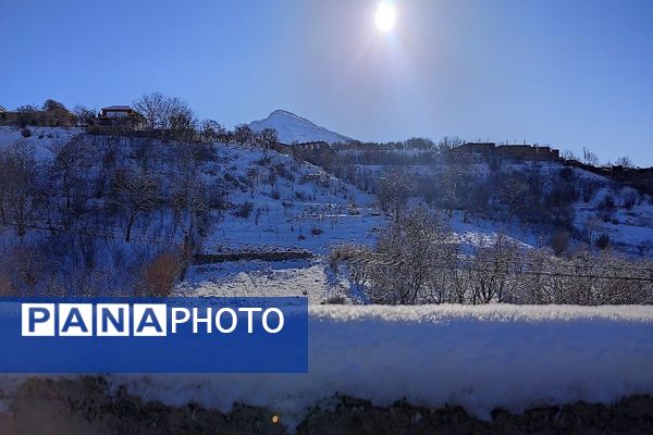 اولین برف زمستانی در بار