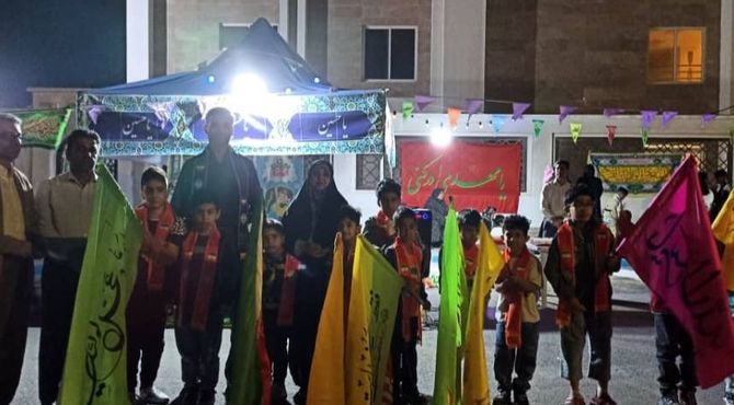برپایی موکب دانش آموزی در دبستان شاهد
