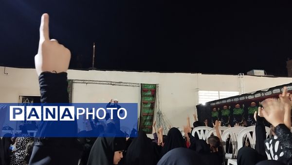 مراسم عزاداری شب ششم ماه محرم در مسجد چهارده معصوم (ع) 