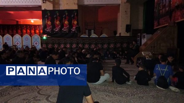 عزاداری ماه محرم در مسجد پیامبر اعظم شهرستان جم