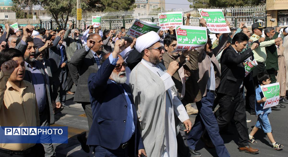 راهپیمایی بشارت نصر؛ نمایش وحدت، اقتدار و وفاداری ملت به آرمان‌های انقلاب در شهرستان تربت جام
