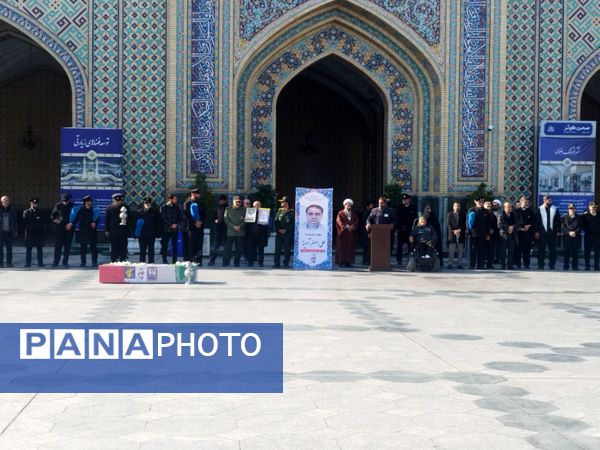 مراسم تشییع پیکر پاک شهید علی‌اصغر آدینه، صحنه‌ای از شکوه ایمان و وفاداری