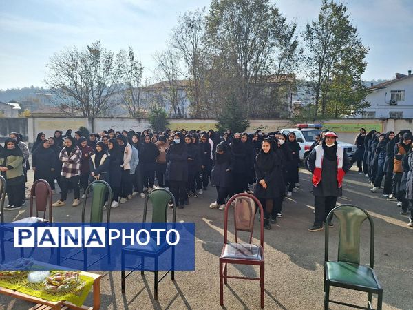 آژیر مانور سراسری زلزله در املش به صدا درآمد