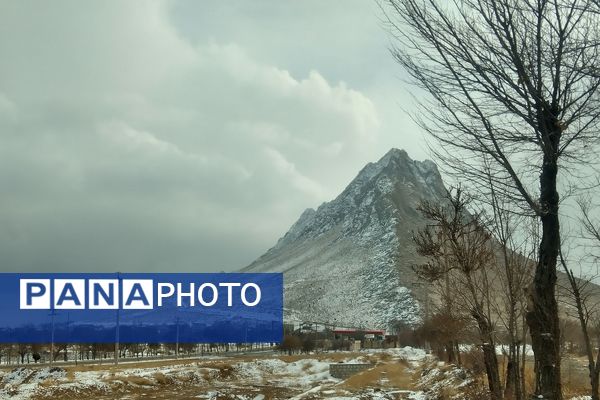 برف زمستانی در شهرستان بن 