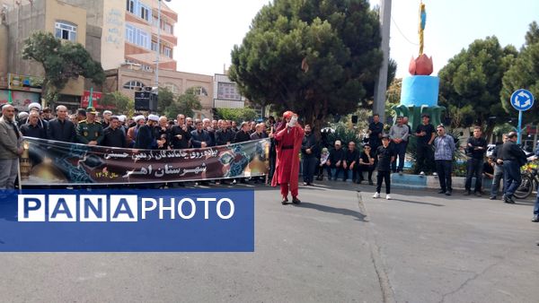 پیاده‌روی جاماندگان اربعین حسینی در اهر