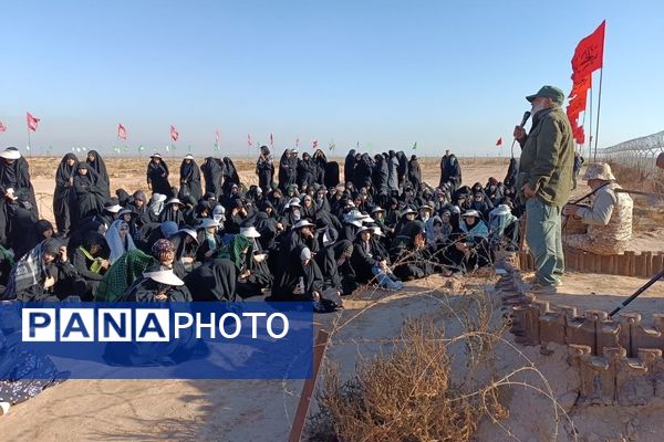 سفر دانش‌آموزان دختر ناحیه۶ مشهد به راهیان نور