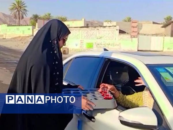 موکب شهید مجتبی شریفی در راه خدمت به جا ماندگان اربعین