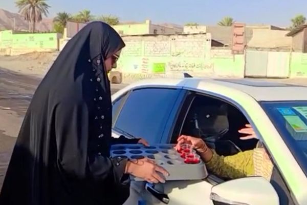 موکب شهید مجتبی شریفی در راه خدمت به جا ماندگان اربعین