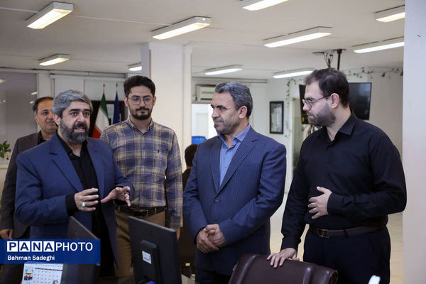 بازدید احمد محمودزاده معاون وزیر آموزش و پرورش از خبرگزاری پانا