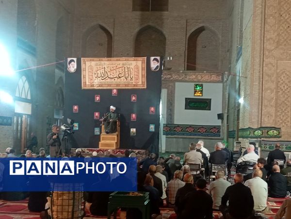 مراسم عزاداری سیدالشهدا (ع) در مسجد جامع نیشابور