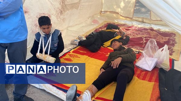 تمرین مقابله با بحران در هنرستان شهید باهنر باخرز