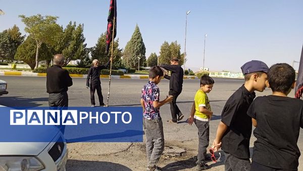 حرکت عشاق اهل بیت از موکب علی اصغری فدافن درآغازین لحظات اربعین حسینی