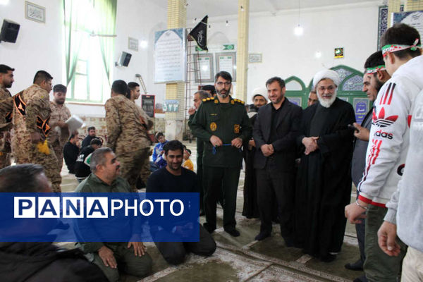 جلوه‌هایی از حلقه‌های صالحین نوجوانان بسیجی در شهر جعفریه