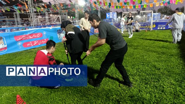 حضور پر شور مردم با شرکت در بازی های ورزشی و تحرکی مختلف در جشنواره خانواده ورزش 