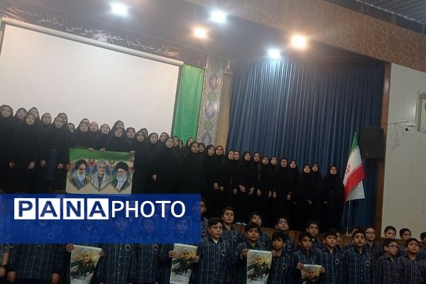 میثاق نسل سلیمانی‌ها در حرم مطهر امامزاده جعفر بن موسی الکاظم (ع) پیشوا