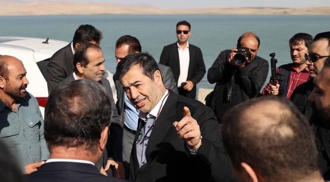 بازدید وزیر ورزش و جوانان از سد حسنلوی شهرستان مهاباد