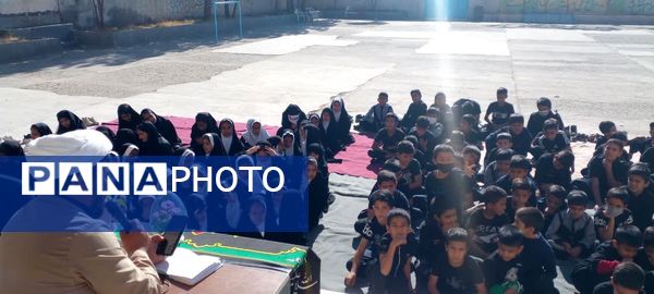 مراسم سوگواری شهادت حضرت فاطمه  زهرا  (س) در مدرسه صغری عبداللهیان خلیل آباد