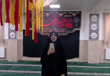 استقبال دانش‌آموزان دبیرستان شهید مطهری از شهید گمنام