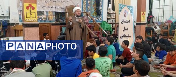 جلوه‌هایی از اعتکاف پسران آشخانه 